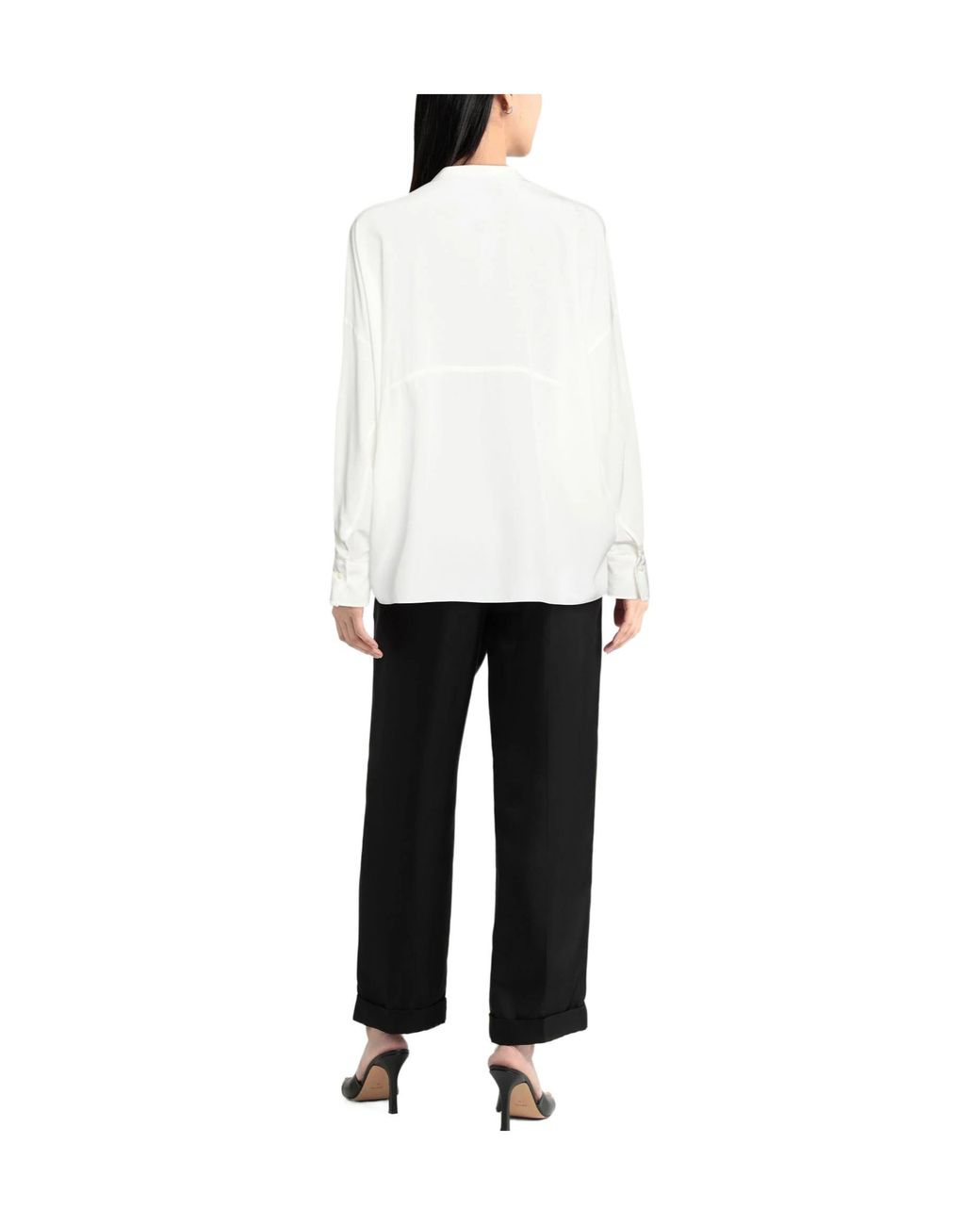 Brunello Cucinelli White Top Silk