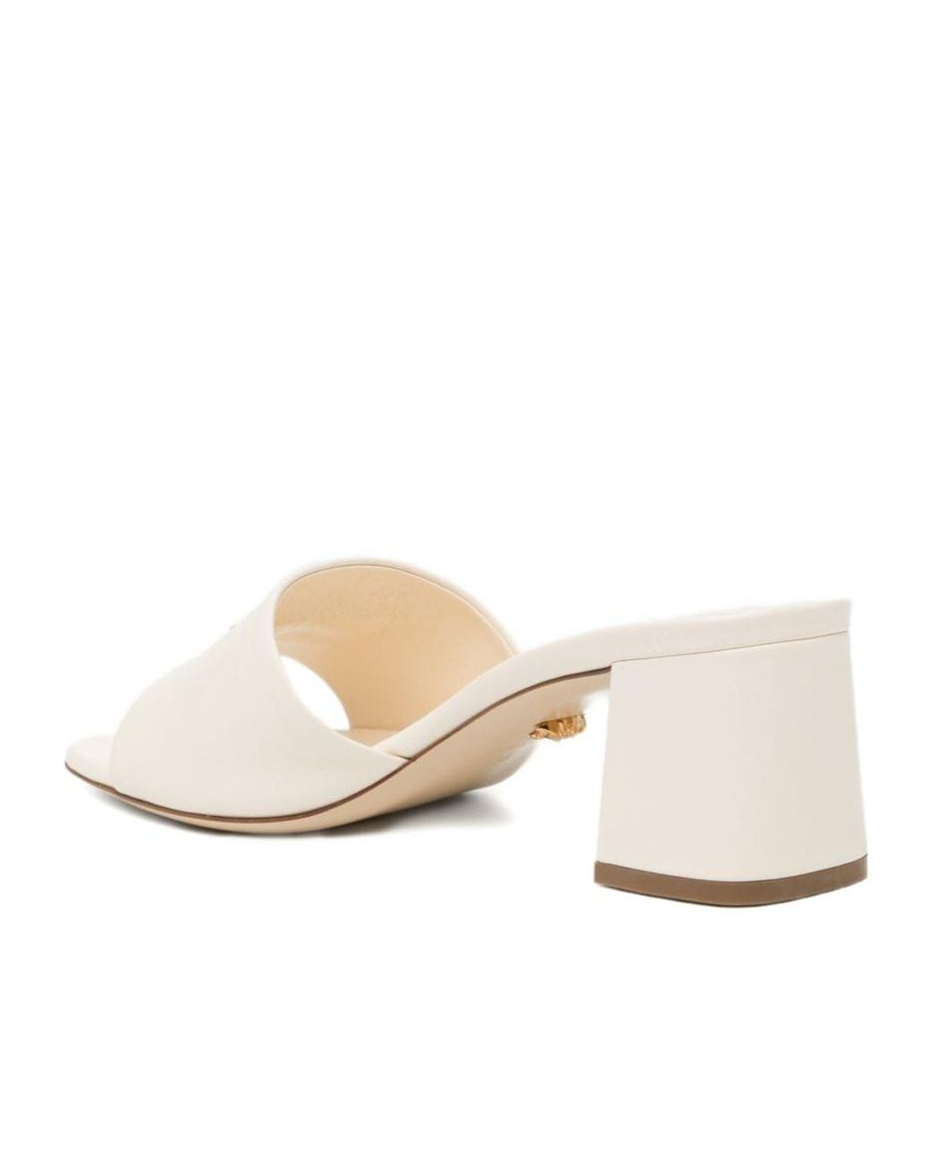 Versace Natural 50Mm Logo-Embossed Sandals