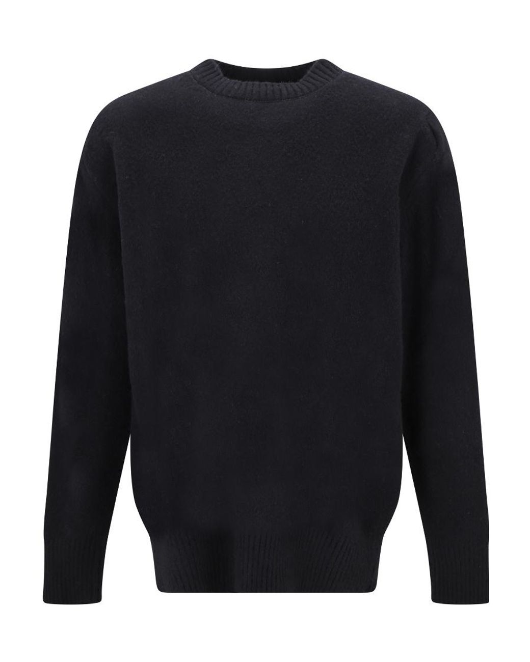 OAMC Blue Logo Intarsia-Knit Crewneck Jumper for men