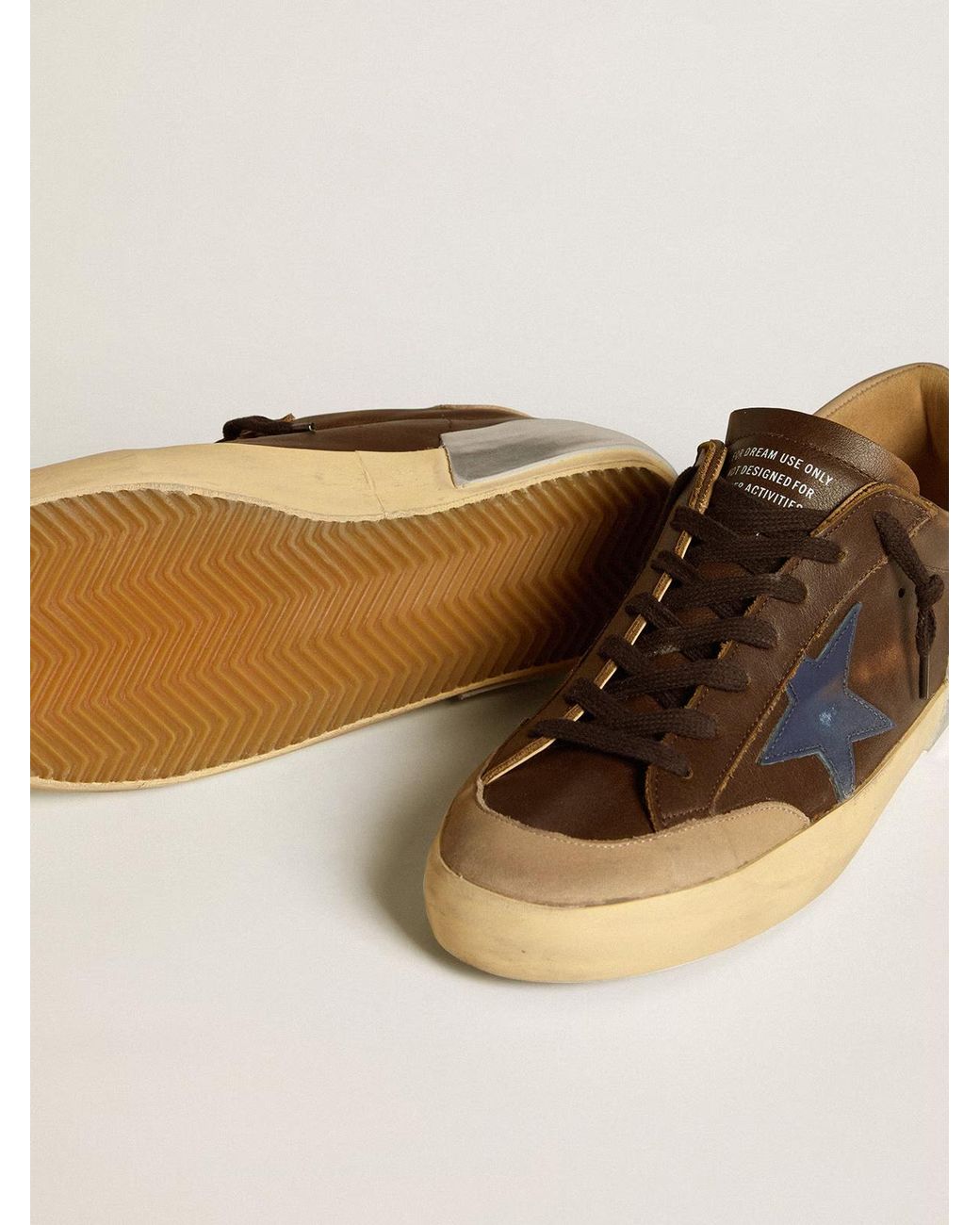 Golden Goose Deluxe Brand Brown Super-Star for men