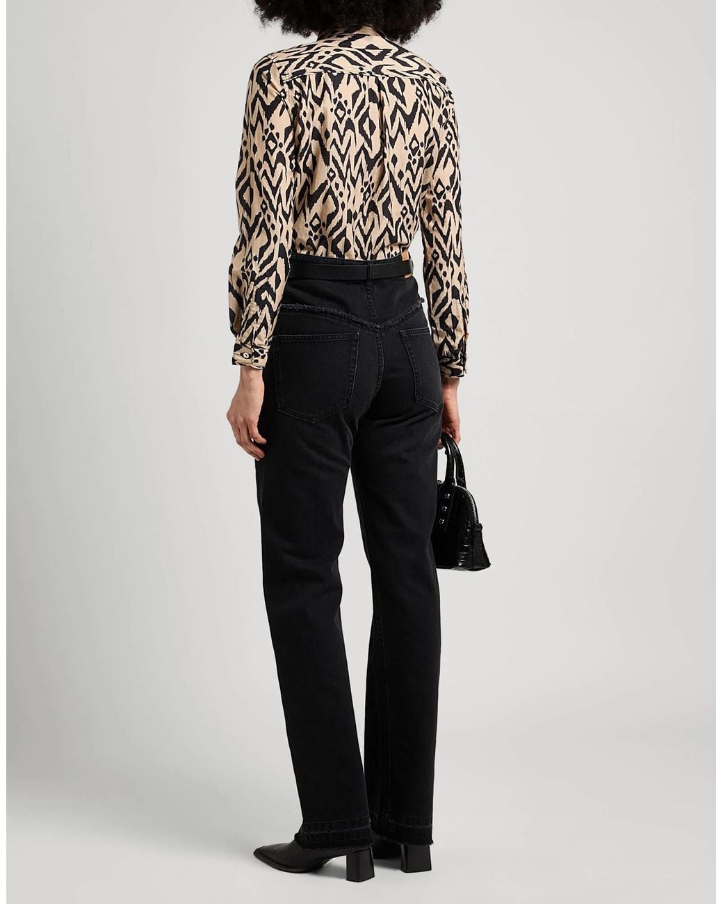 Isabel Marant Blue Straight-Leg Jeans