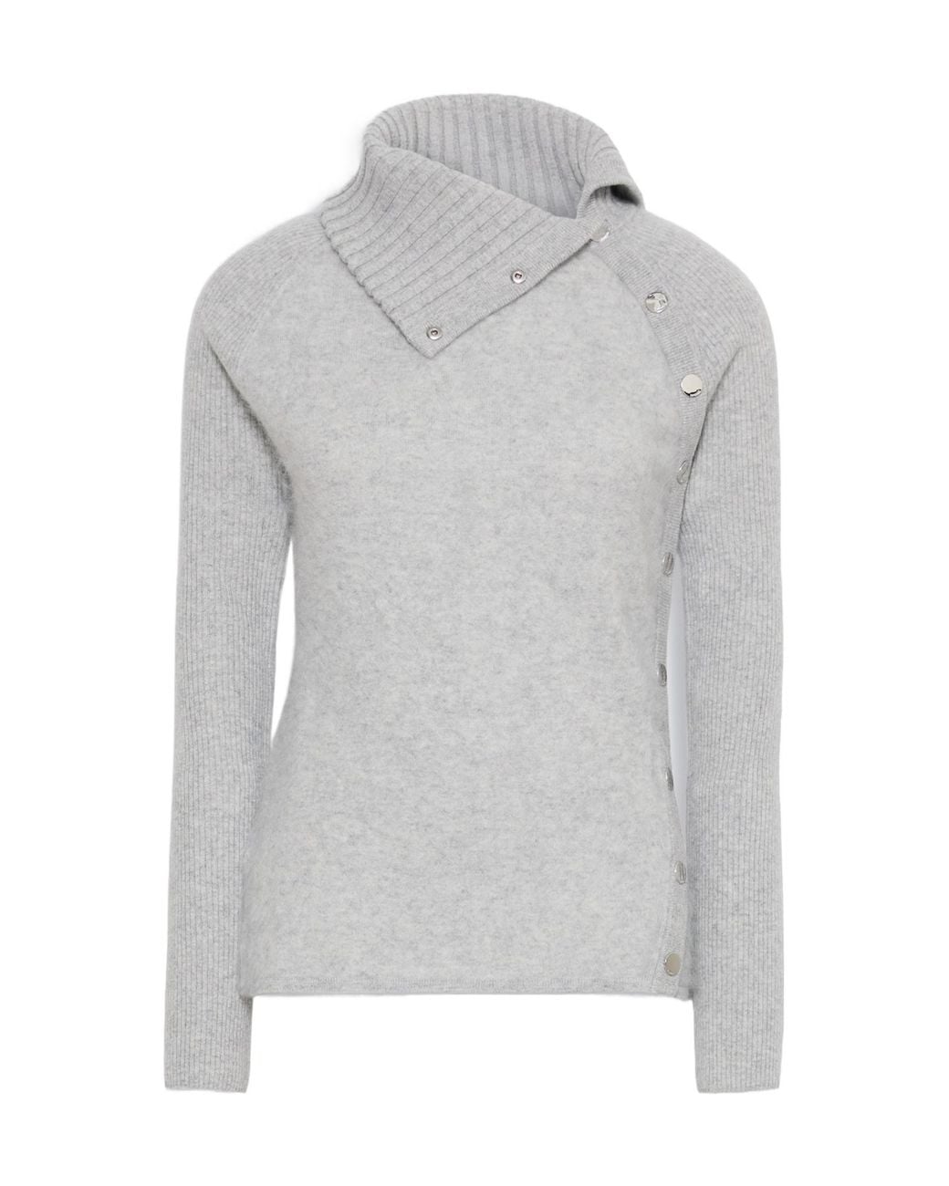 Sportmax Gray Spxboa Roll-Neck Jumper