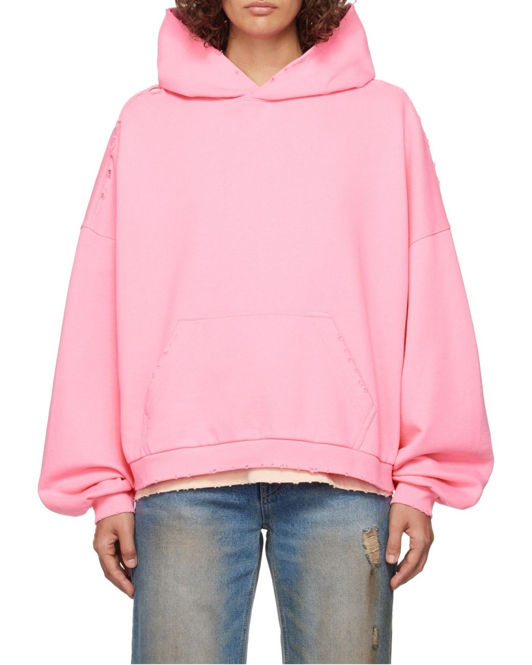 we11done Red Graphic Printed Hoodie