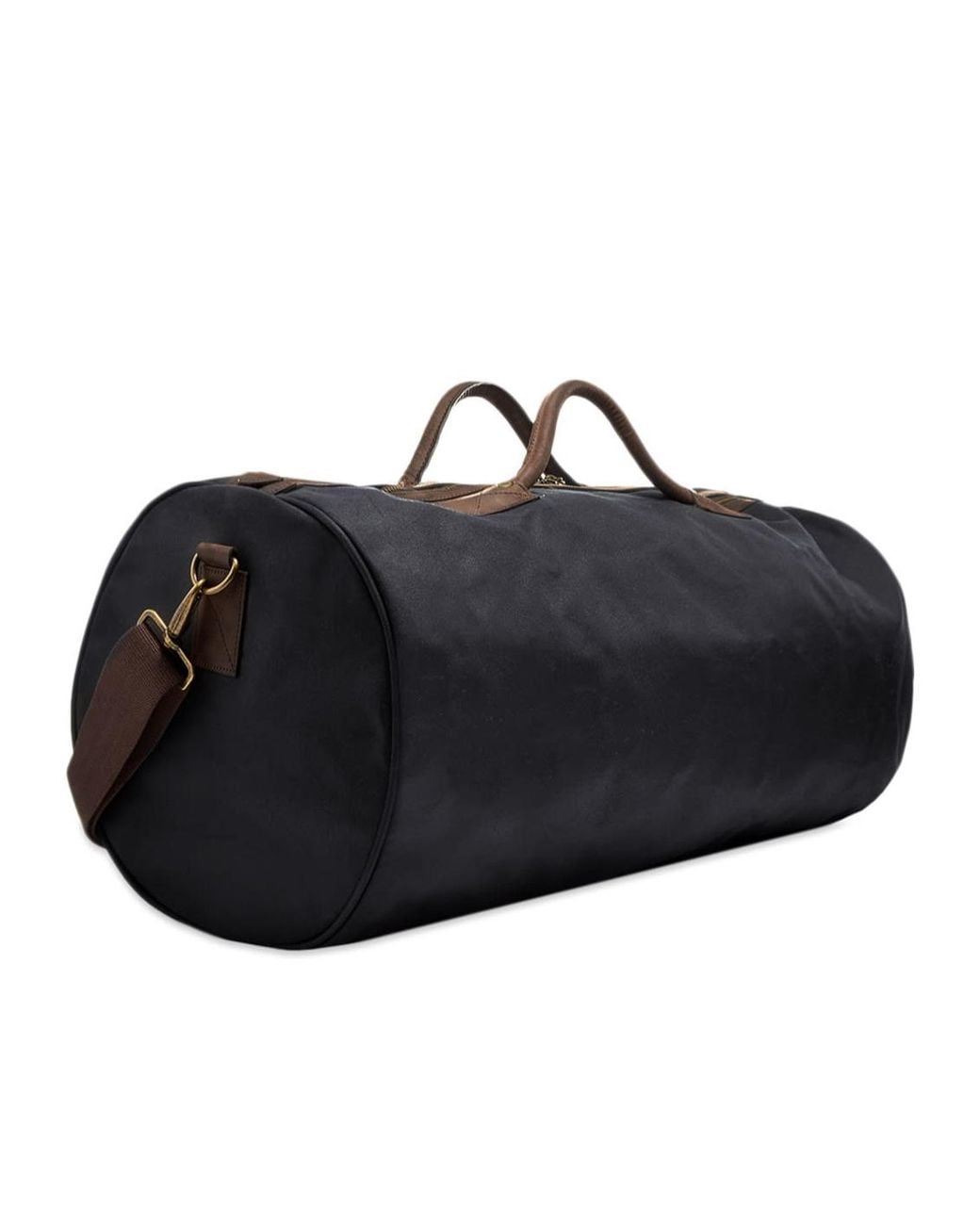 Barbour Black Logo Travel Bag for men