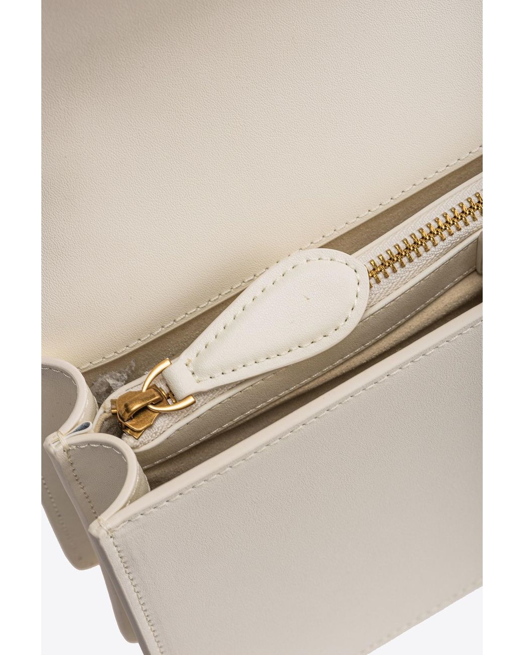 Pinko Natural One Simply Classic Love Shoulder Bag