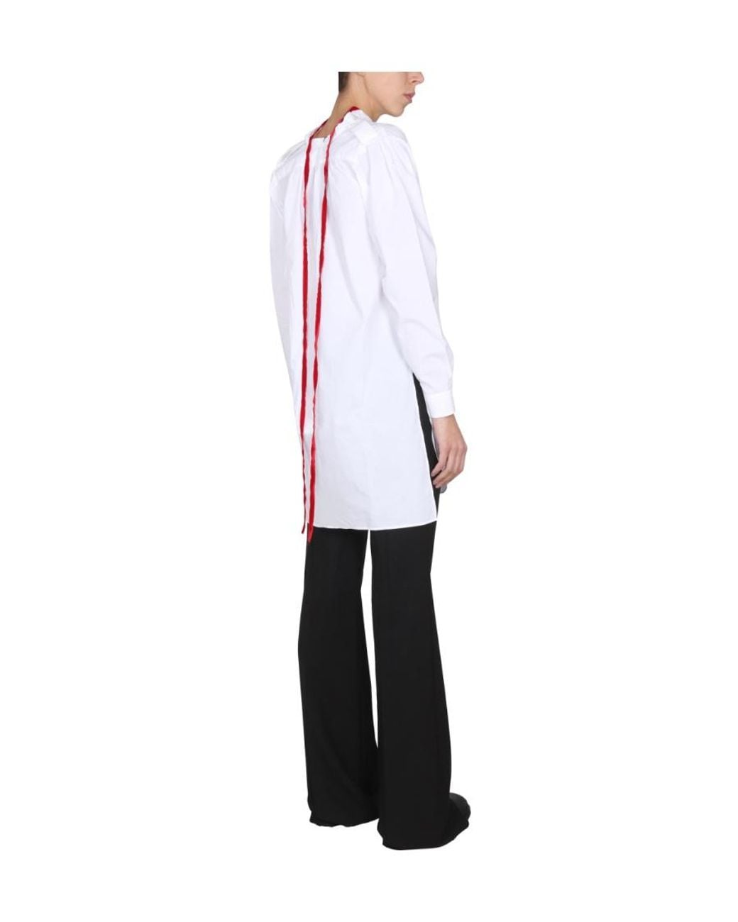 Raf Simons White Classic Tailored Shirt Top