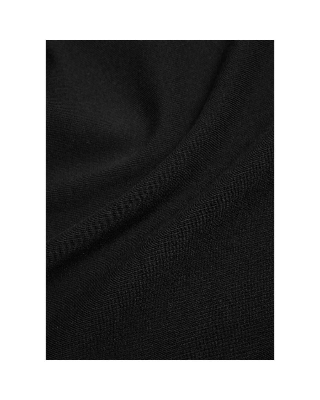 Joseph Black Round Neck Slim Fit Vest