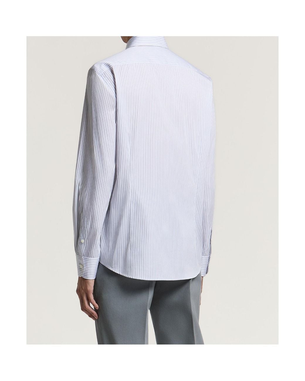 Peserico White Striped Shirt for men