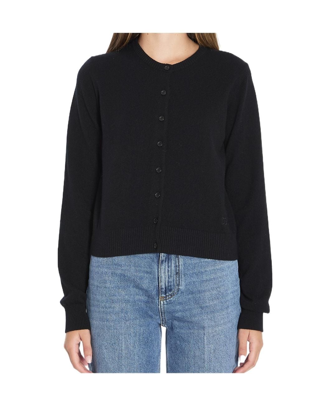 Dolce & Gabbana Black Button-Up Cardigan