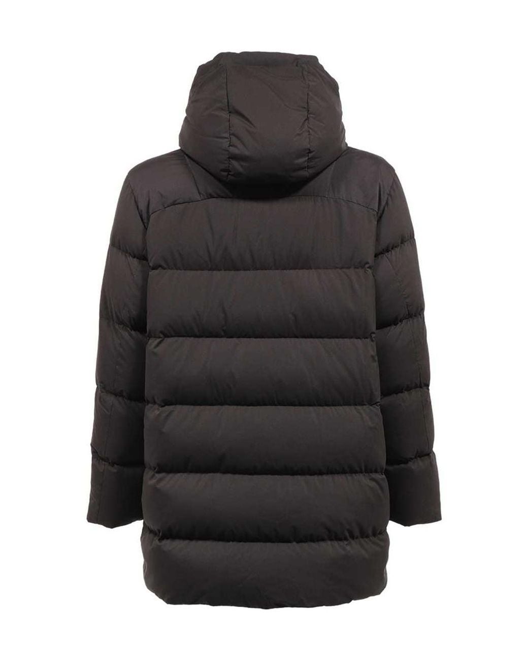 Paul & Shark Black Long-Sleeved Down Jacket for men