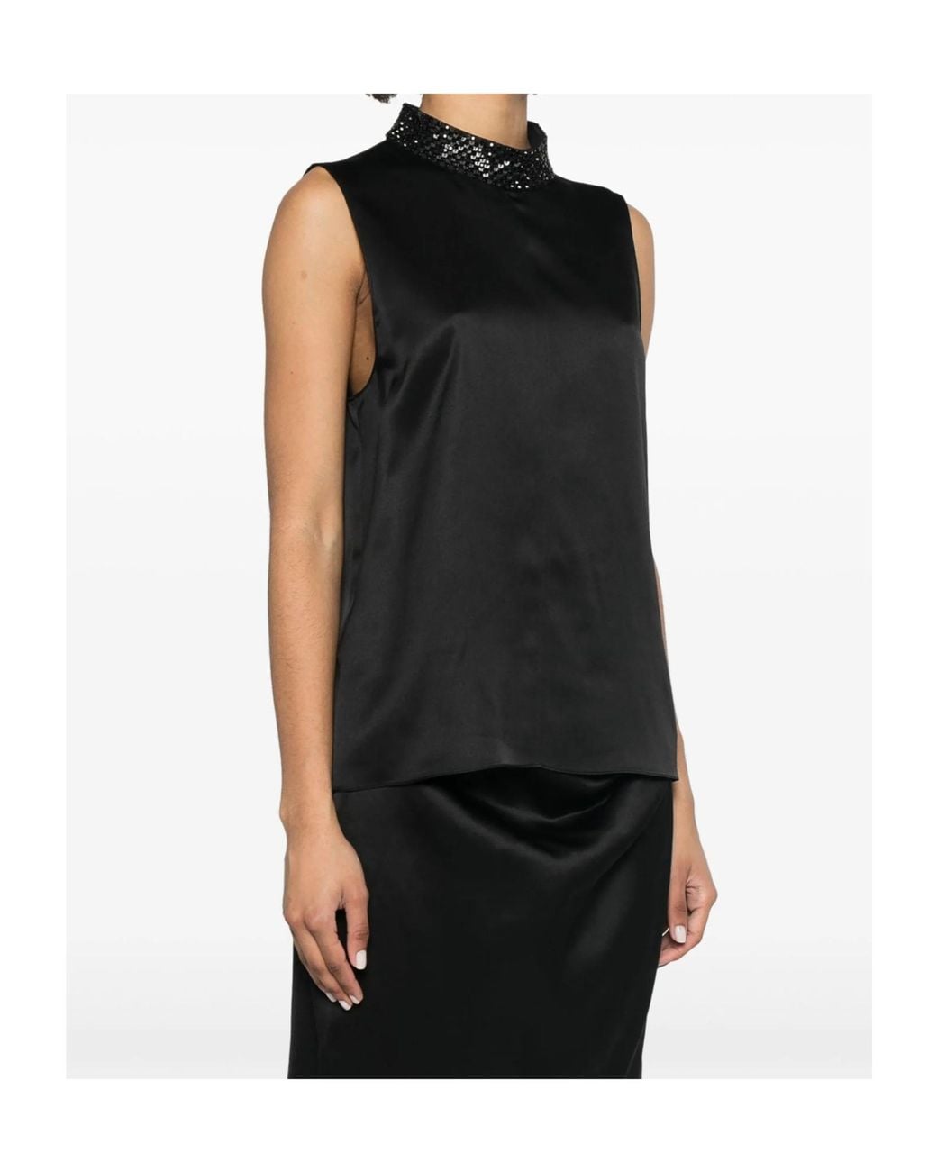 Tom Ford Black Sleeveless Top