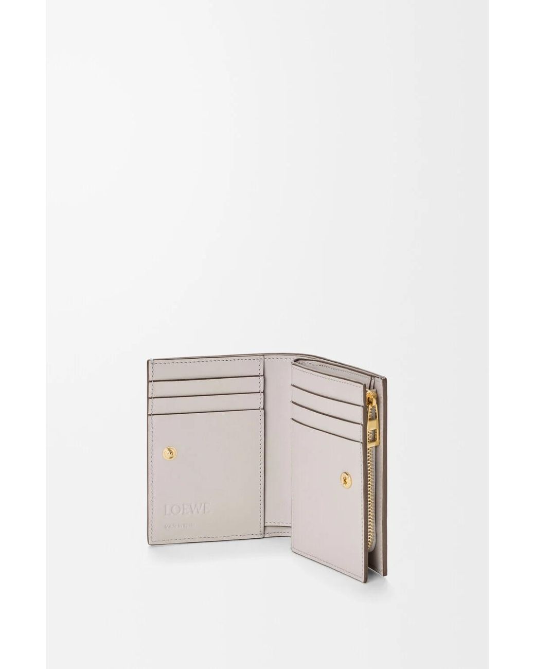 Loewe White Snap-On Wallet