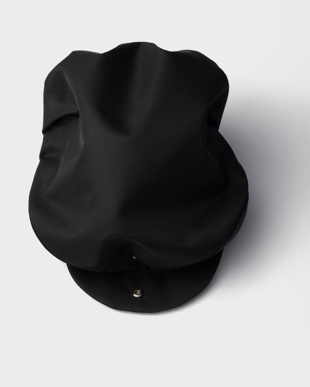 Prada Black Re-Nylon Baker Hat for men