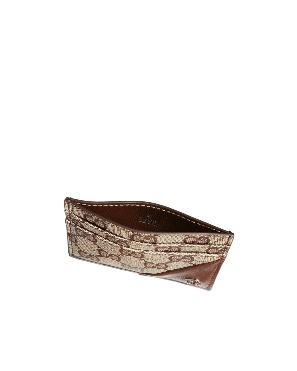 Gucci Multicolor Interlocking G Card Case Wallet for men