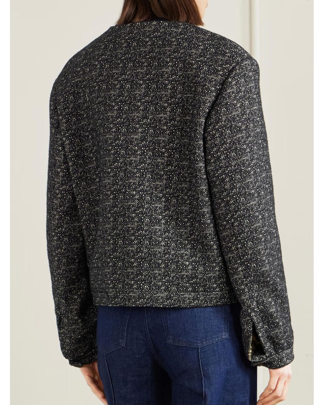 Blazé Milano Black Antalya Gliss Tweed Jacket