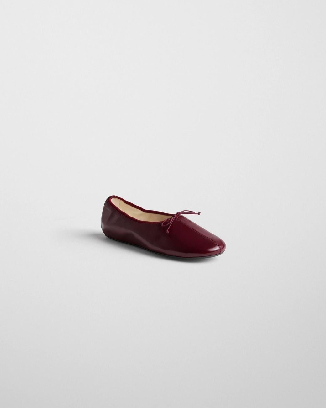 Phoebe Philo Purple Round-Toe Flat Shoes