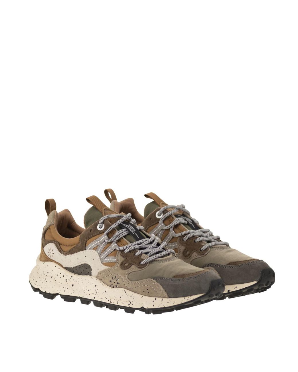 Flower Mountain Multicolor Yamano 3 Low-Top Sneakers for men