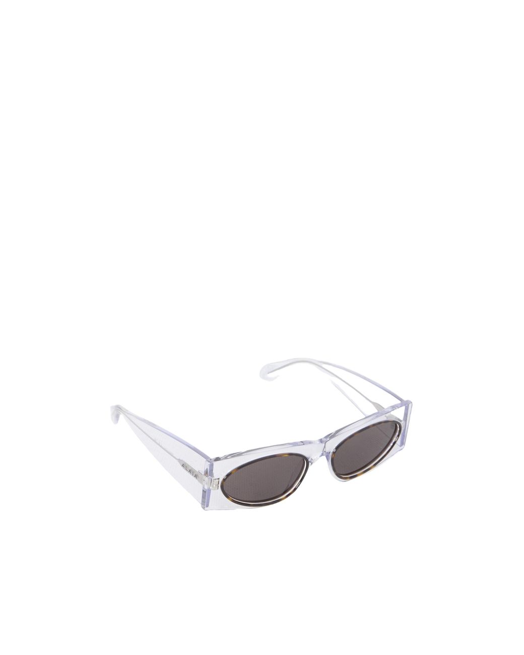 Alaïa White Rectangular Sunglasses
