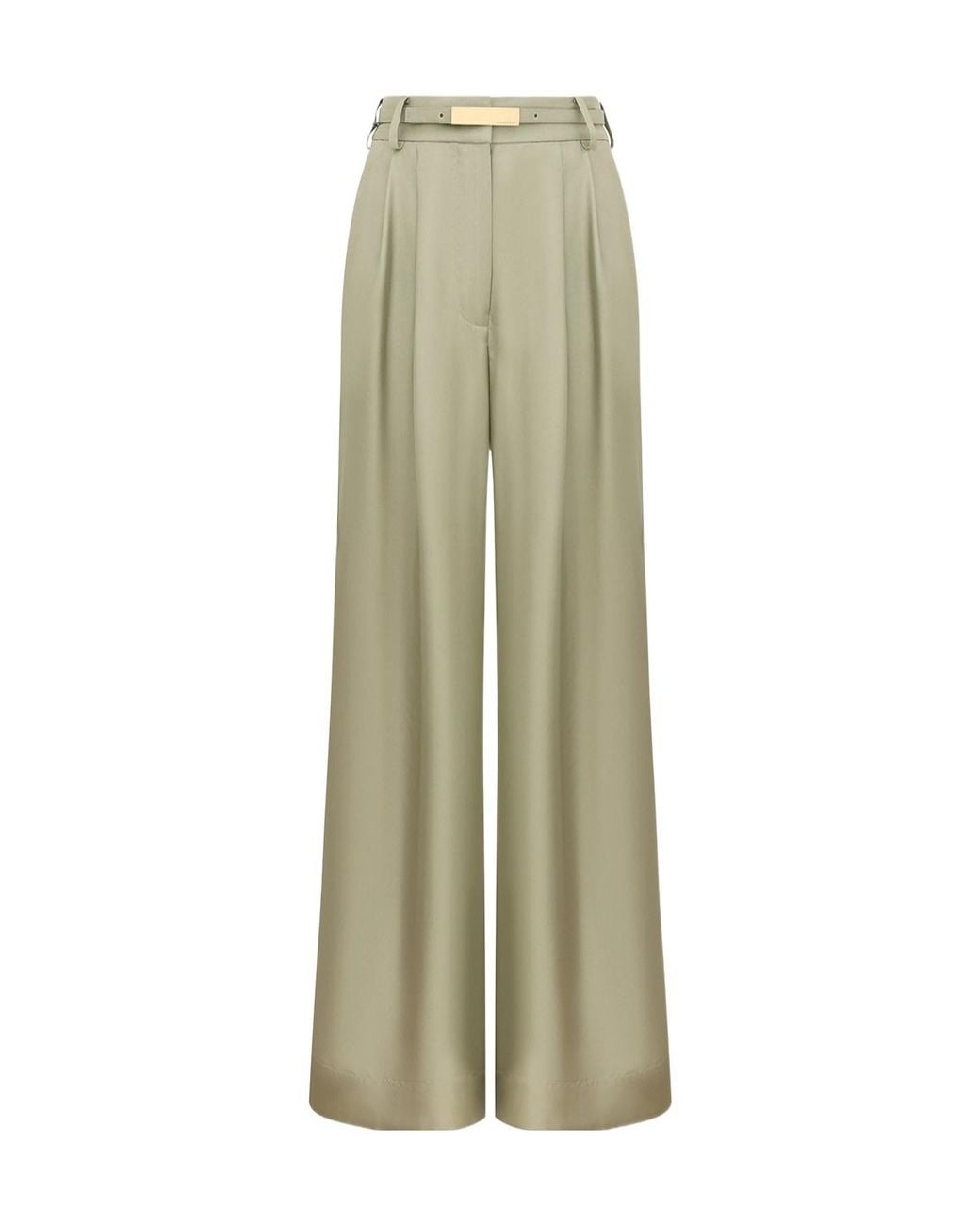 Zimmermann Green Wide Leg Pant