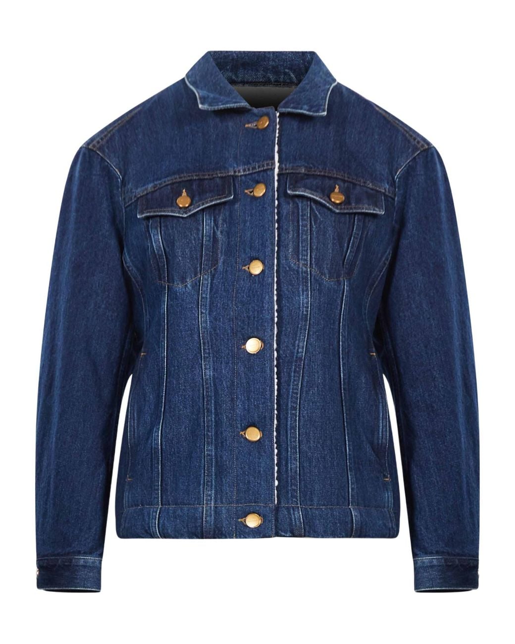 Jil Sander Blue Button-Up Denim Jacket