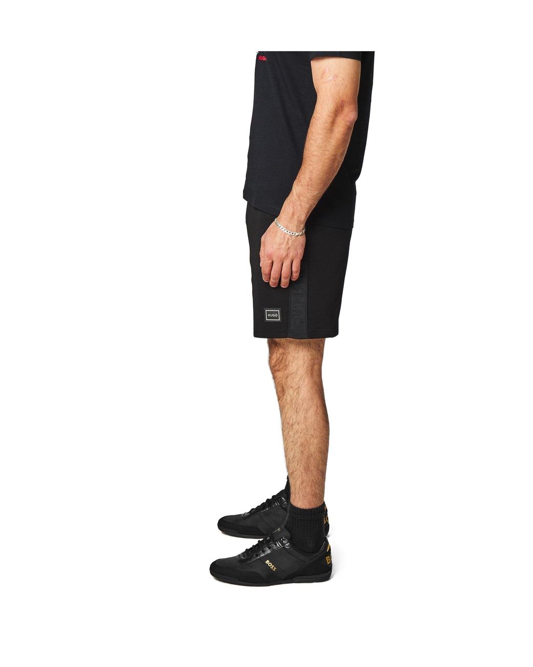 Boss Black Lowtop Laceup Trainer for men