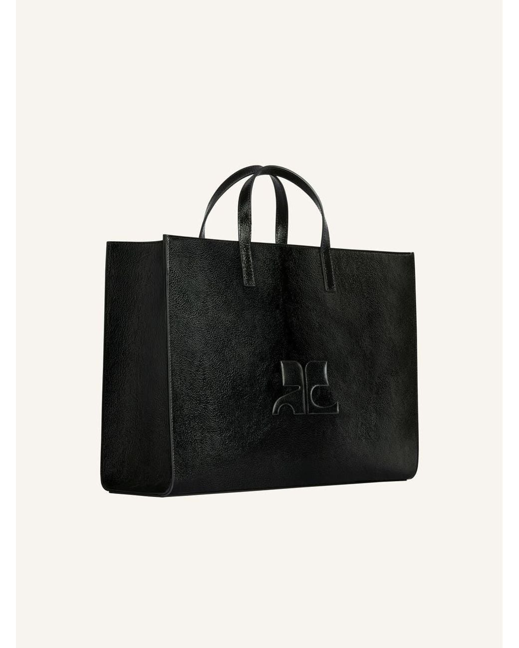 Courreges Black Heritage Tote Bag for men
