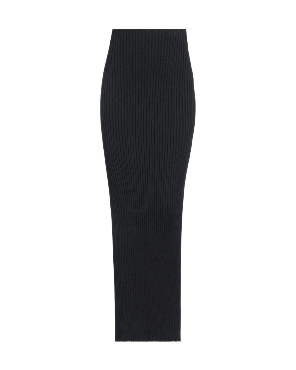 Balenciaga Black Knitted Pencil Skirt
