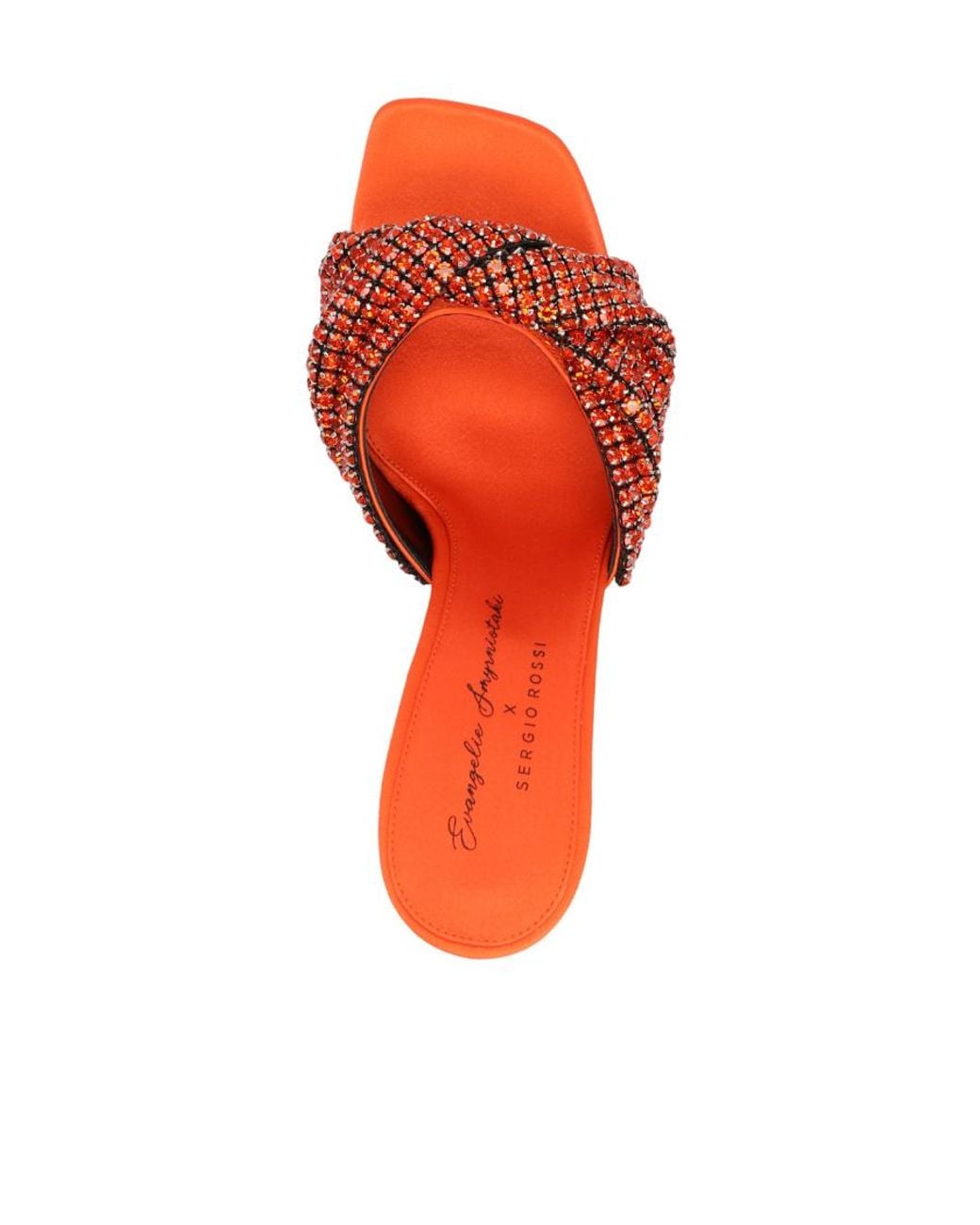 Sergio Rossi Red Logo Sandals