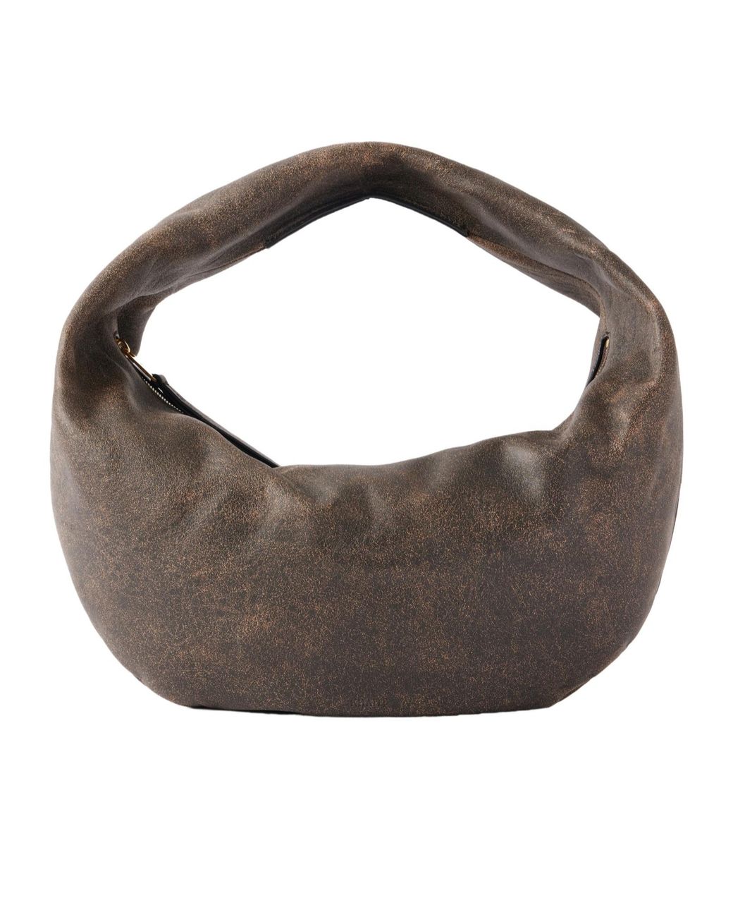 KHAITE Leather Shoulder Bag in Brown | Lyst