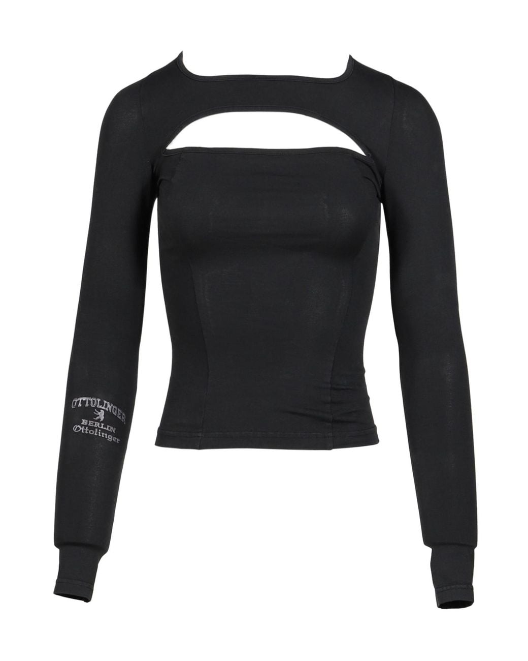 OTTOLINGER Black Long-Sleeve T-Shirt
