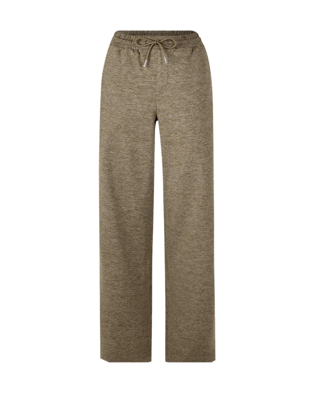 Varley Gray Drawstring Waist Wide-Leg Trousers