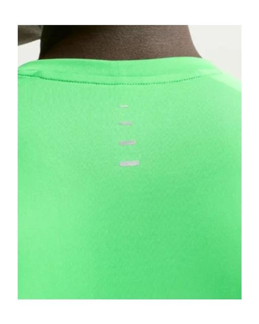 Nike Green Logo Printed Crewneck T-Shirt for men