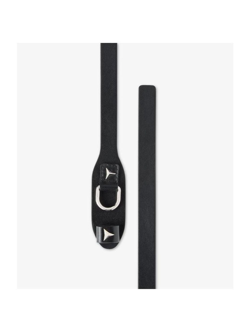Fendi White Cuneo Leather Belt