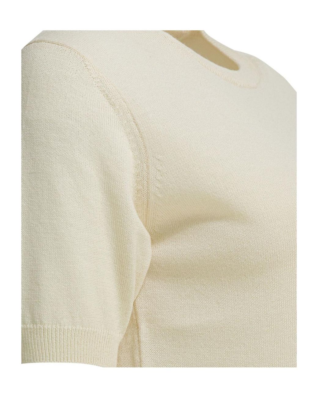 Auralee Natural Cashmere Crew Neck Knit Sweater