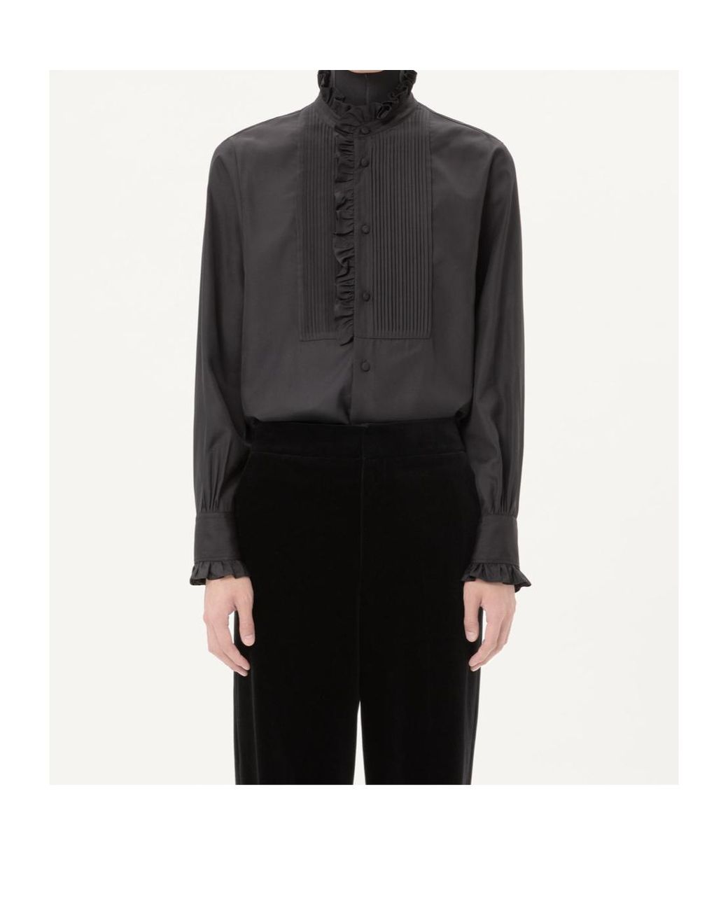Valentino Black Long-Sleeved Shirt for men