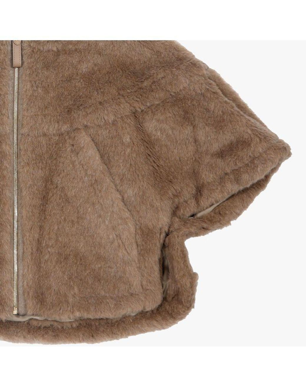 Max Mara Natural Zip-Up Hooded Jacket