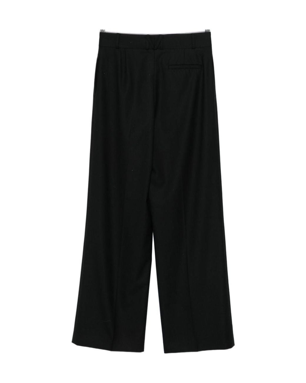 Moschino Black Casual Pants With Belt Loops