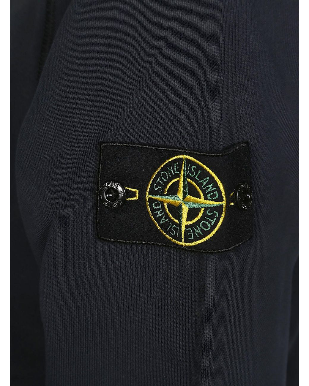 Stone Island Blue Logo Sweater for men