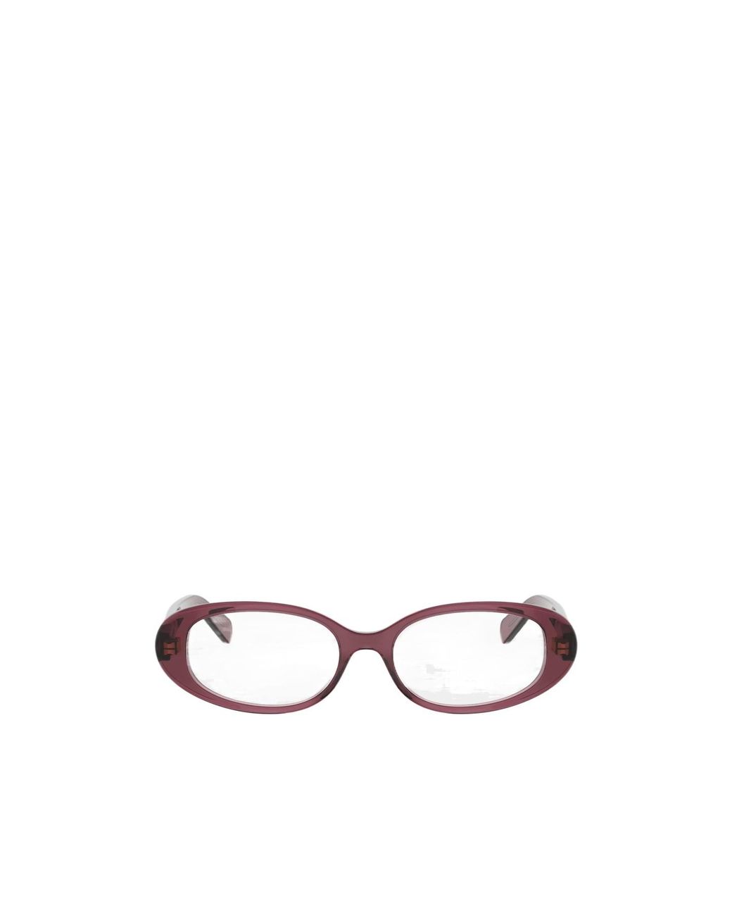 Céline White Full-Frame Non-Prescription Glasses