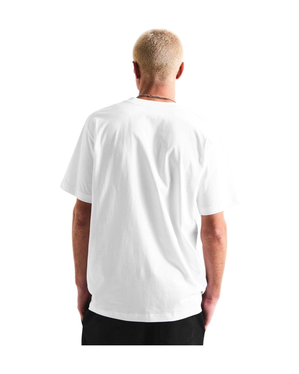 Moschino White Crewneck Shortsleeve Tshirt for men