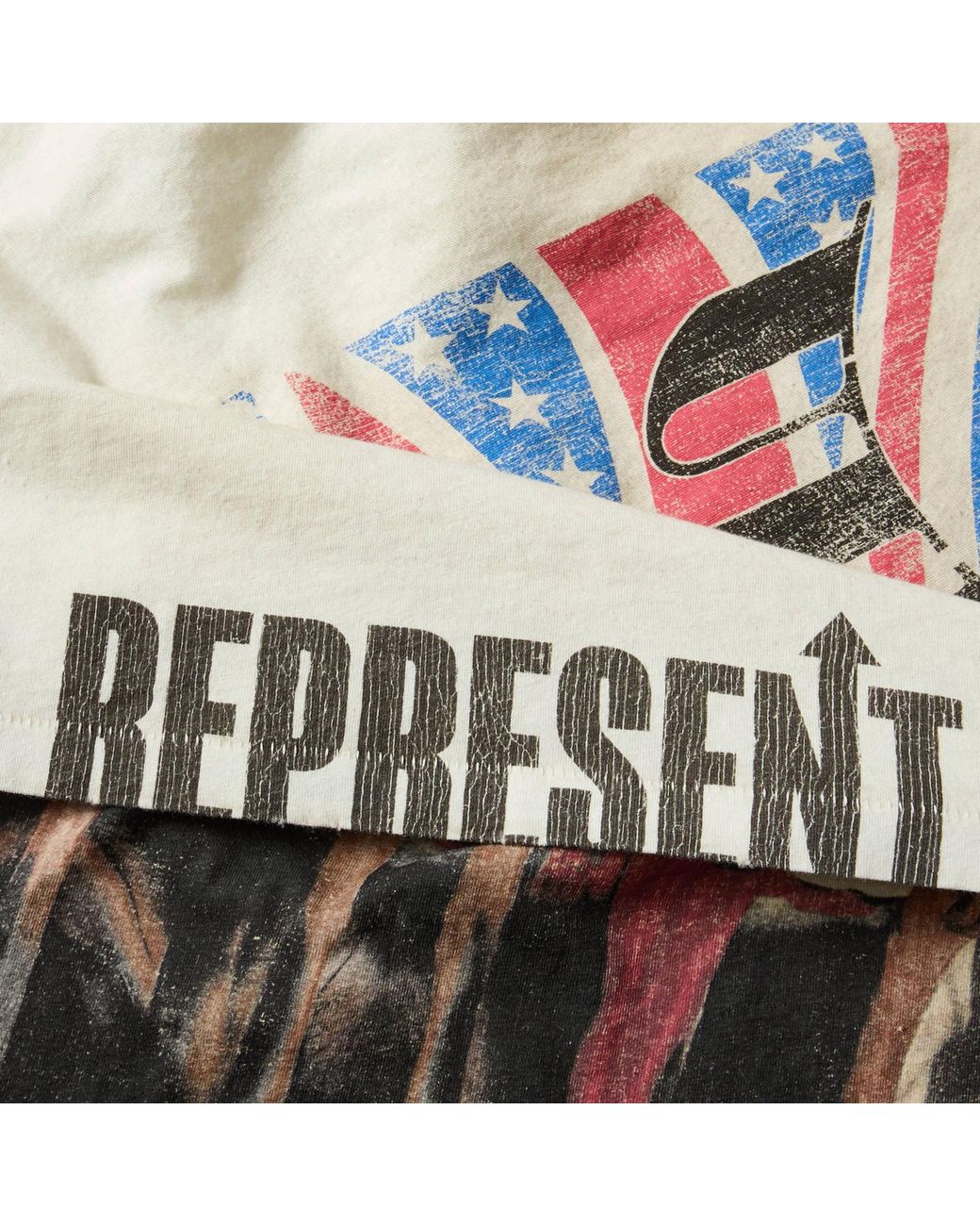 Represent White Oversized Tshirt for men