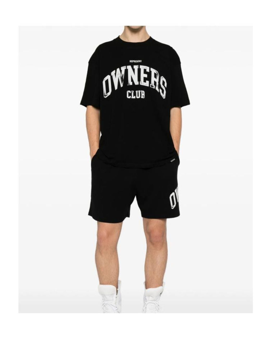 Represent Black Owners Club Printed T-Shirt for men