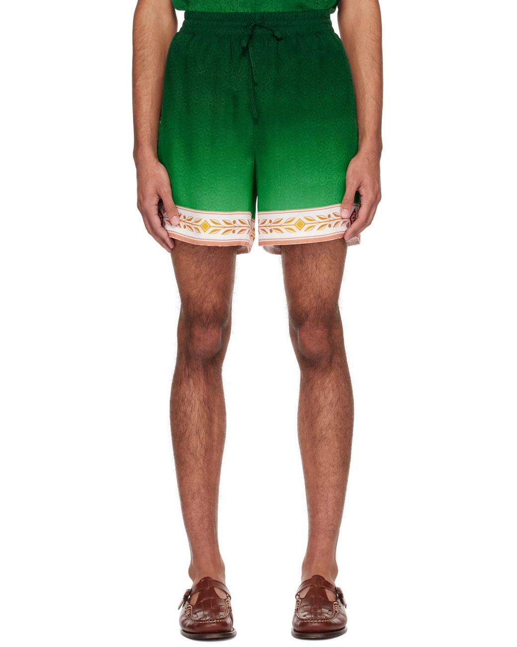 Casablanca Green Casual Shorts for men