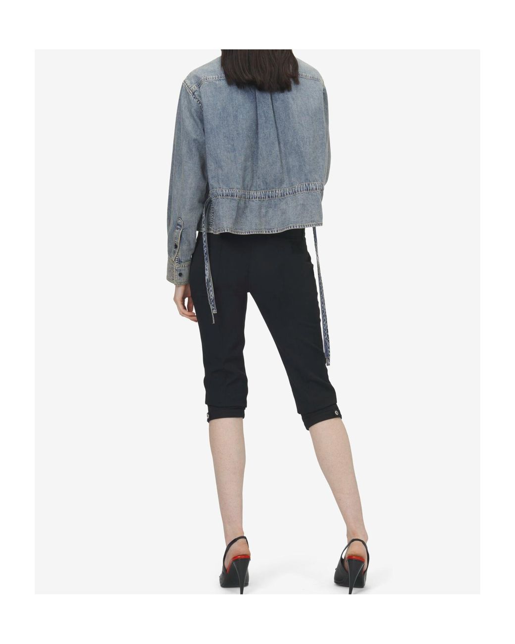 McQueen Blue Chambray Shirt Jacket