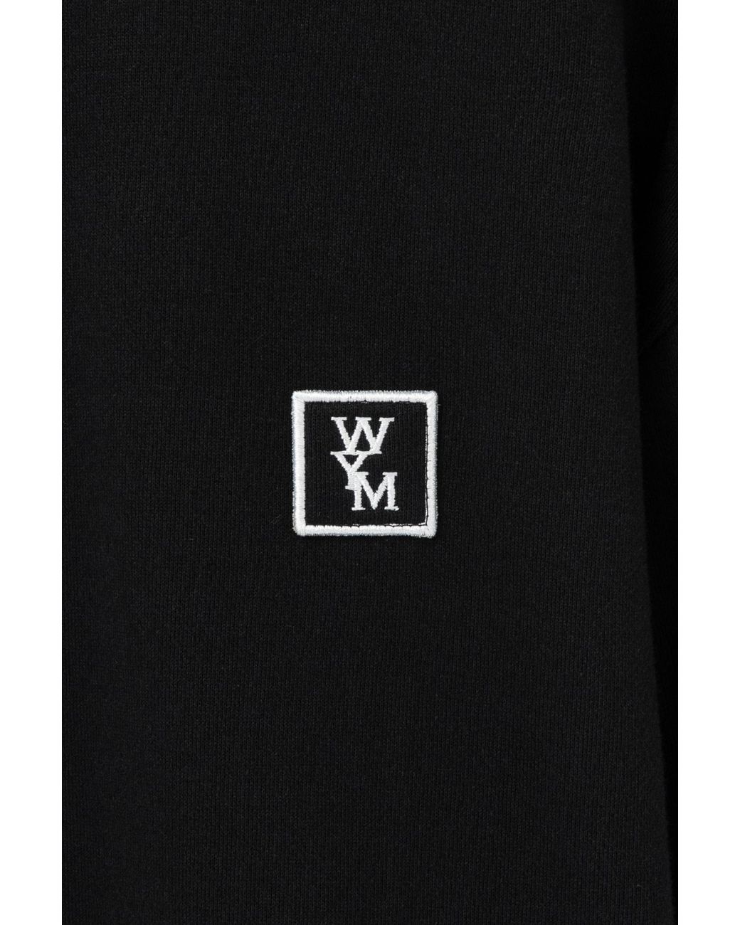 Wooyoungmi Black Back Logo Sweatshirt