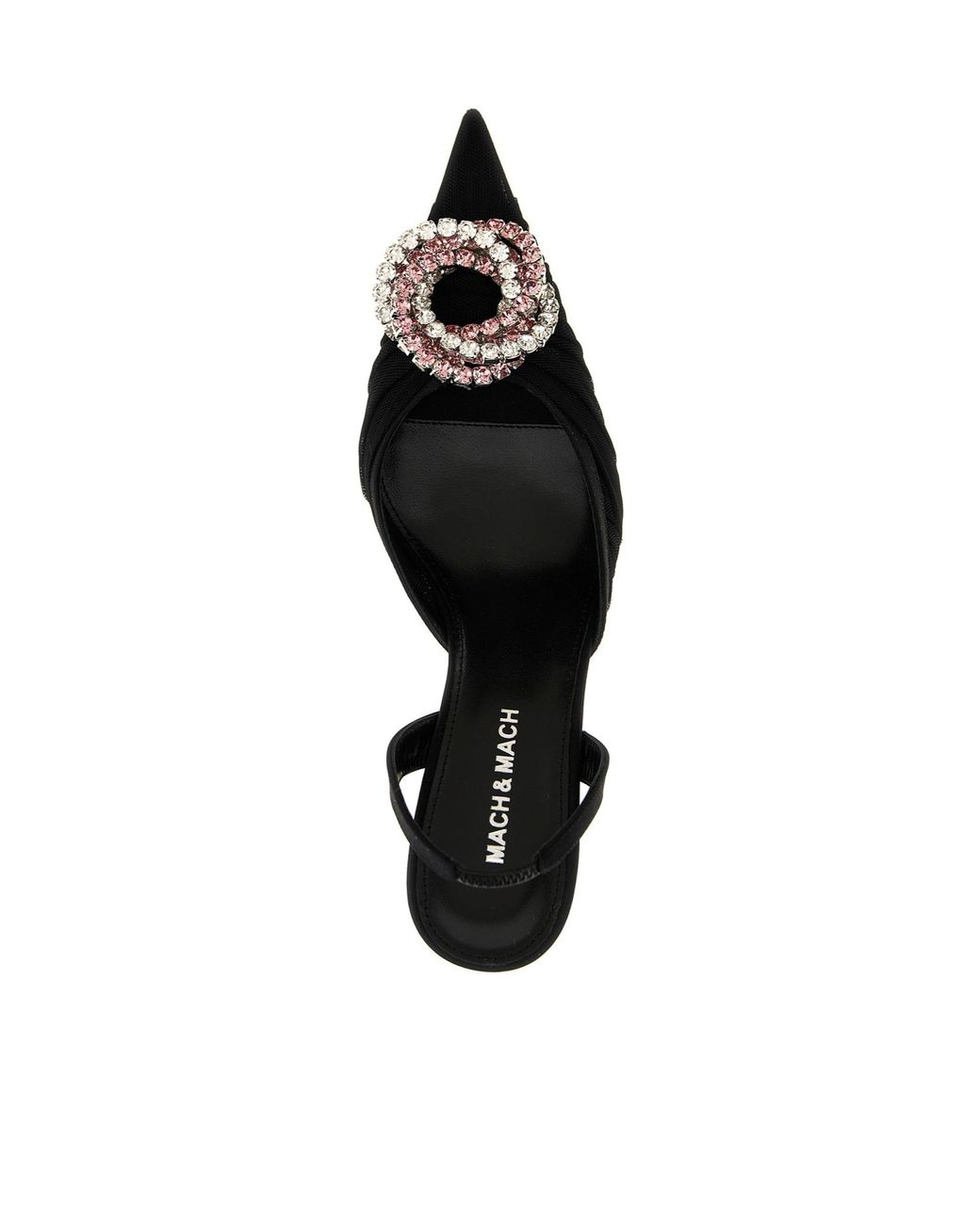 Mach & Mach Black Mach Mach Cosmic Slingback Pumps