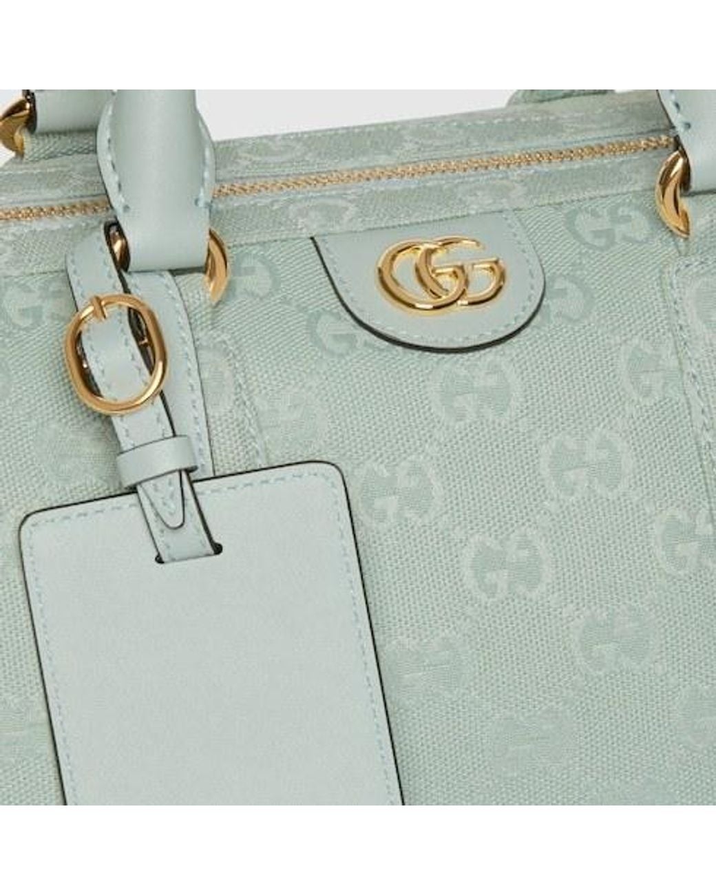 Gucci Green Ophidia Medium Boston Bag