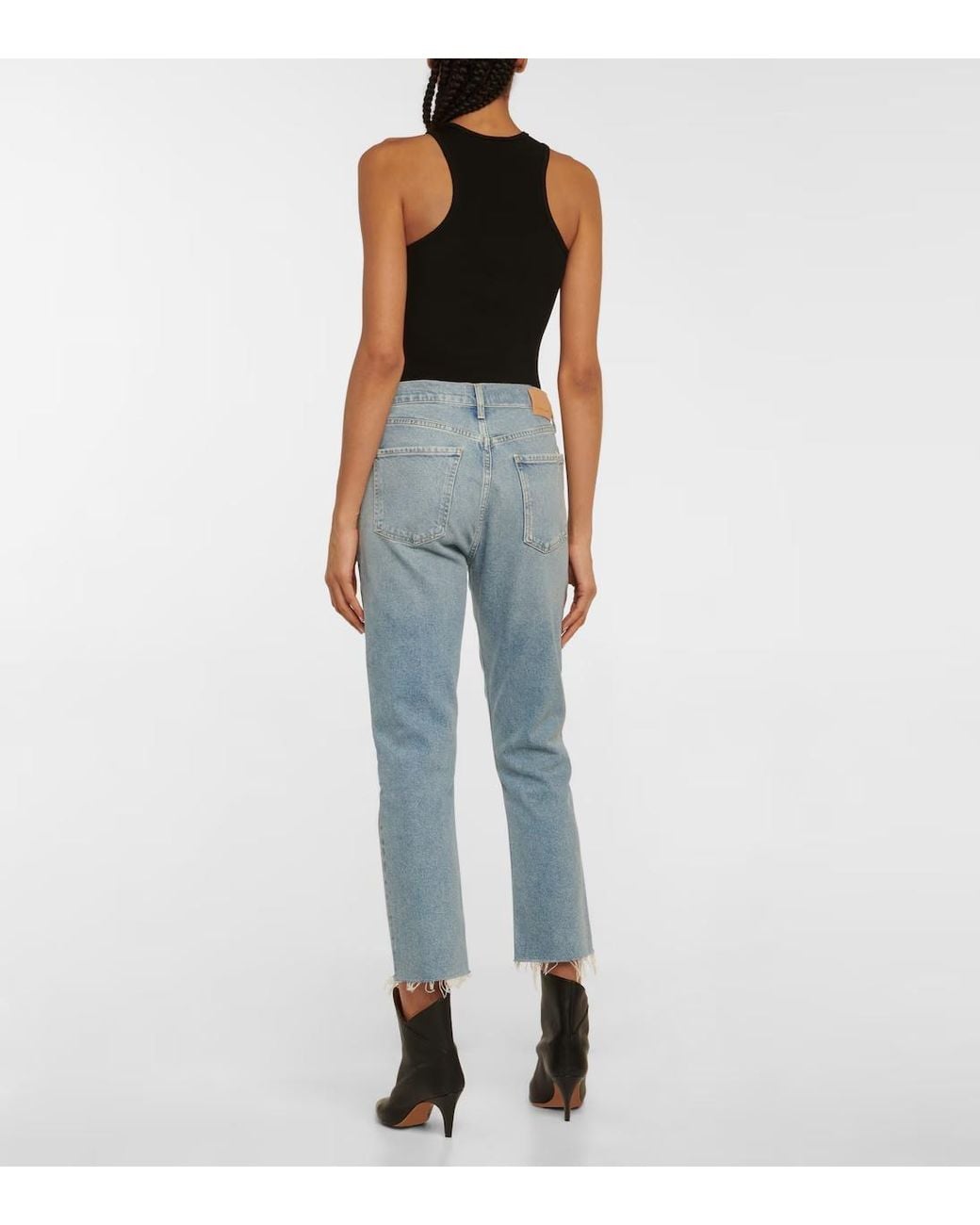 Citizens of Humanity Blue Belt-Loop Jeans