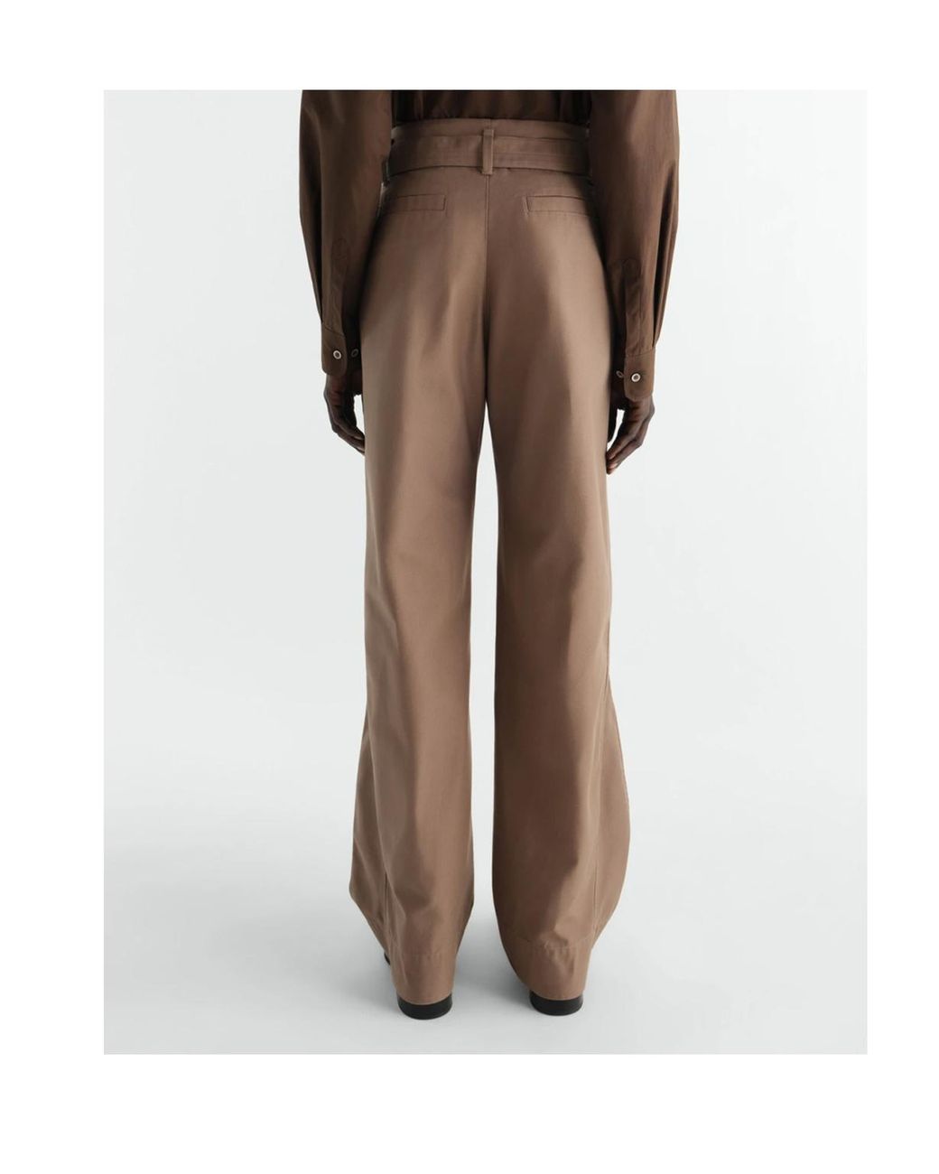 Lemaire Brown Rounded Pants
