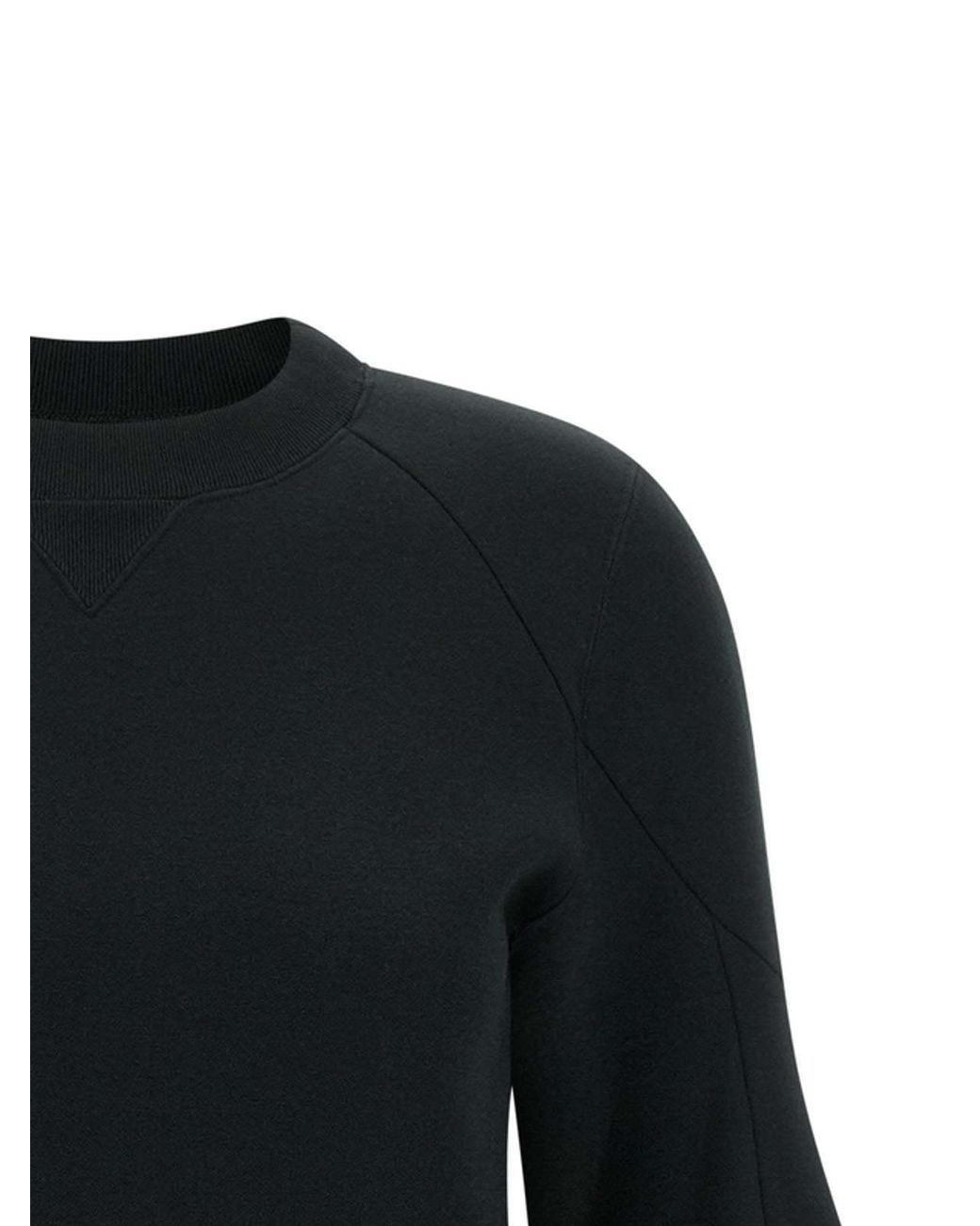 Sacai Black Long Sleeve Crewneck Jumper